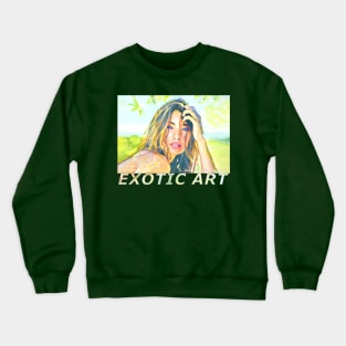 Lorena Exotic Art Crewneck Sweatshirt